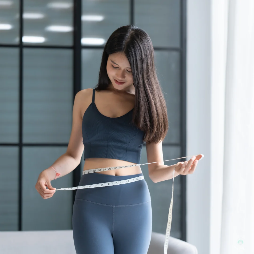 Healthy active woman supporting medical weight loss and wellness