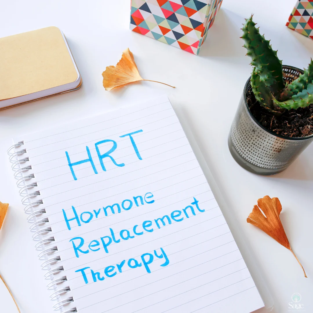 Doctor consulting with a patient about hormone replacement therapy