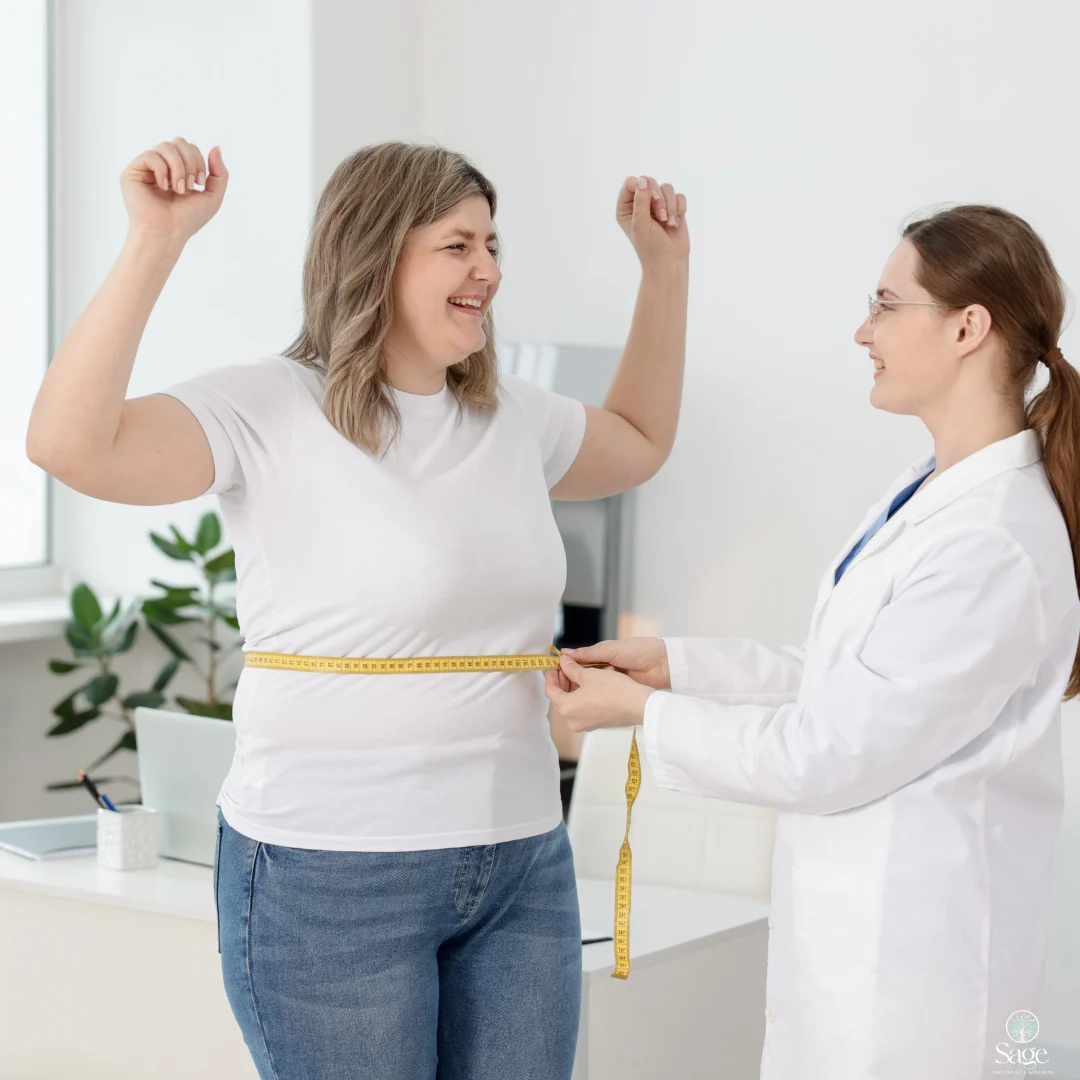Physician consultation at an anti-aging and wellness clinic